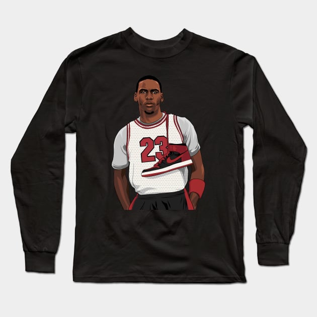 BASKETBALLART - CLASSIC JORDAN Long Sleeve T-Shirt by JORDAN-ART23